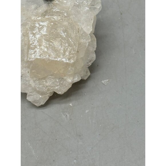 Raw Clear Quartz Cluster Natural Formation & Metallic Inclusion 2.5x2.5" READ - Picture 4 of 7